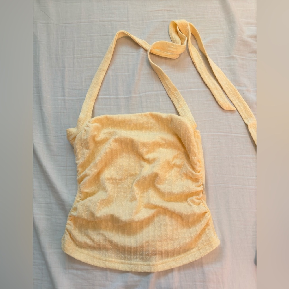 Yellow Halter Top